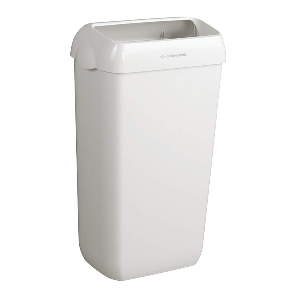 Kleenex 2 x Cestino Aquarius 6993 - plastica, bianco