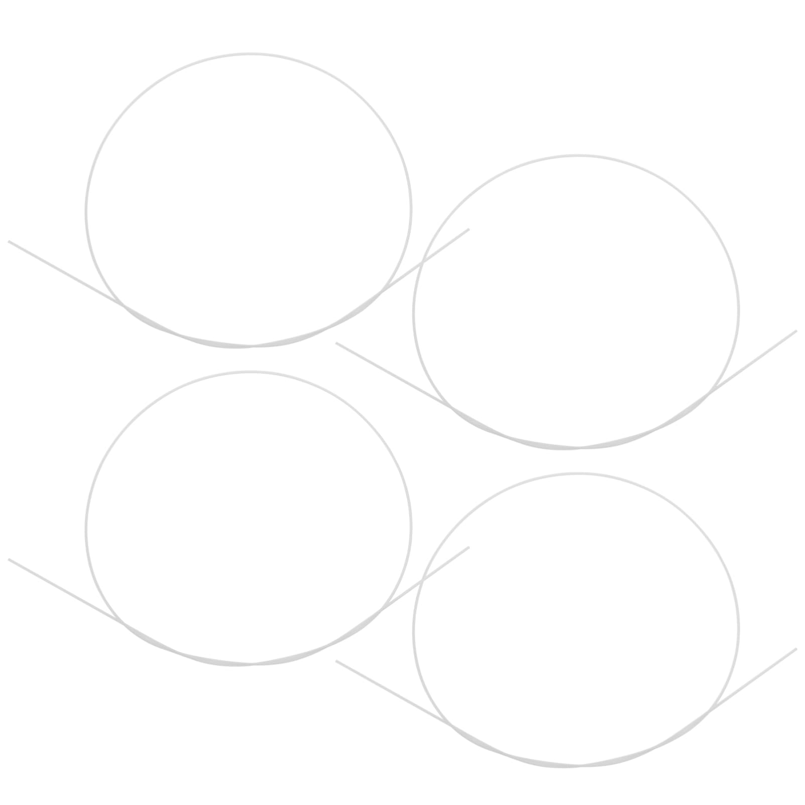 HONMEET 4Pcs Kite Support Rods Plastic Sticks for Kite Crafts Kite Assemble Support Frames for Crafting and Repair