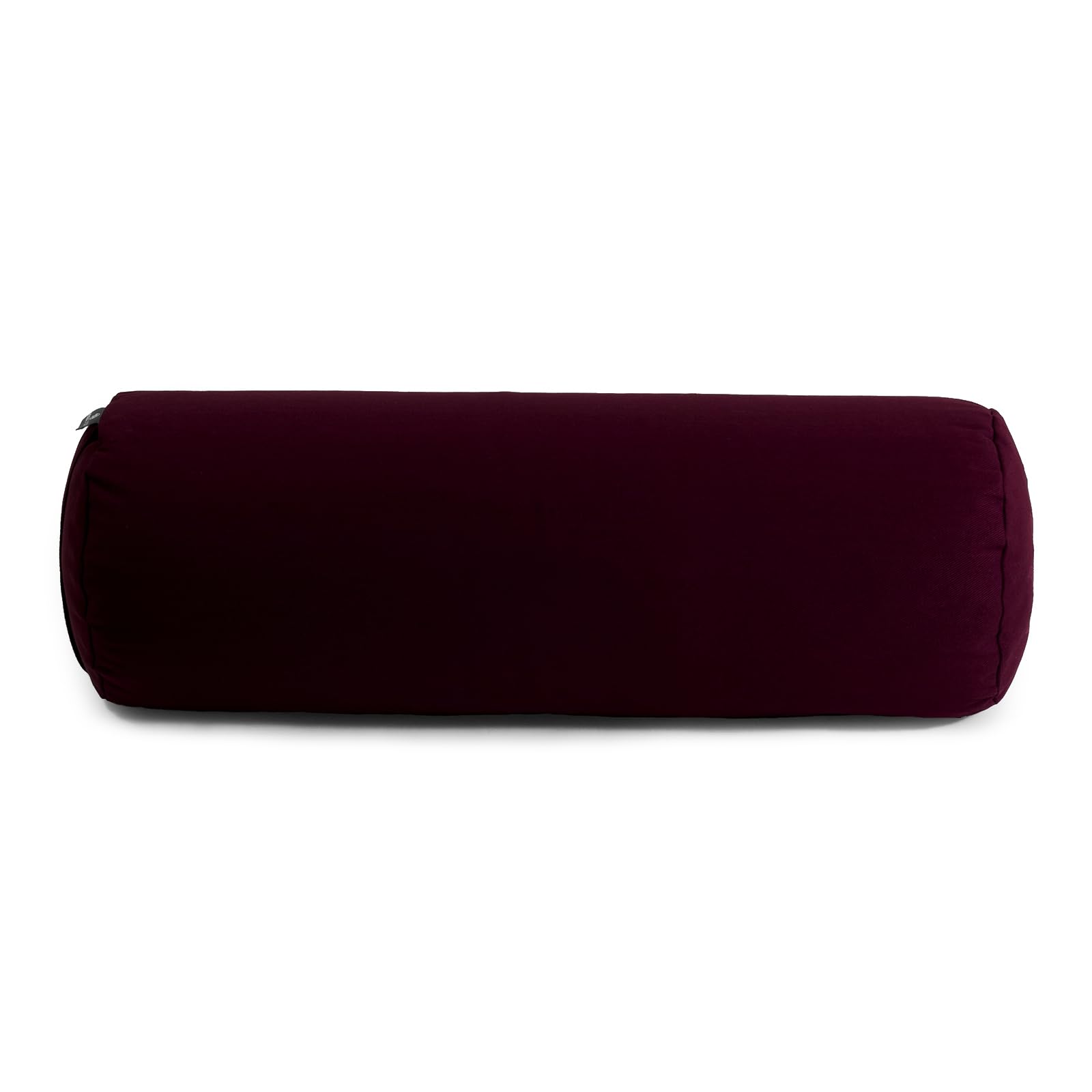 Yoga Studio Lotus Kissen, Baumwolle, mit YKK-Reißverschluss, 23 x 61 cm, Bio-Buchweizen