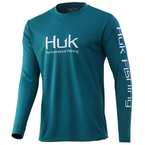Image of HUK Men's Icon X Long Sleeve Shirt, Performance Fishing Shirt