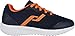 Pro Touch Roadrunner II V/L B Straßen-Laufschuh, Navy/Orange, 34 EU