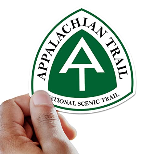 Appalachian Trail Sign Sticker - Appalachian Mountains Classic Vintage Sign - Motorcycle, RV, Road Trip Vinyl Decal for Travel, Overland, Wander, Camping & Hiking