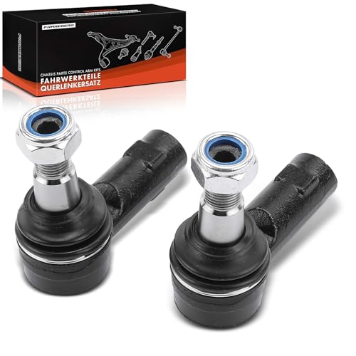 Image of Frankberg 2x Tie Rod End Front Left Right Compatible with Sprinter 2-T Bus B901 B902 208 210 211 212 213 214 216 2.1L-2.9L 1995-2006 Replace# A9014600148
