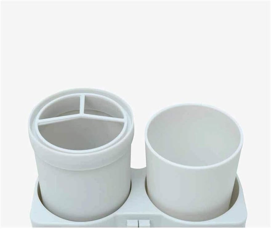 Multi-Function Waterproof Toothbrush and Toothpaste Holder with Plastic, Bathroom Cup