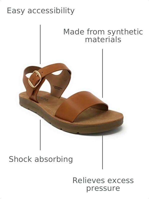 Image of Soda PLENTY ~ Women's Strappy Ankle Wrap Buckle Fashion Flat Sandals