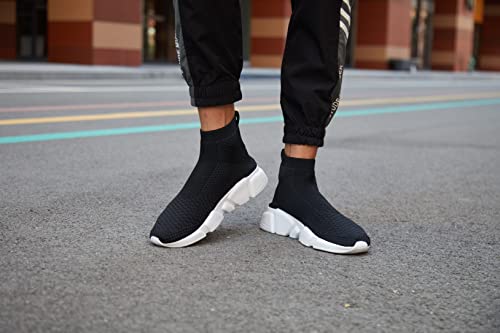 Image of Casbeam Men's Running Knit Comfortable Lightweight Breathable Casual Sports Shoes Fashion Sneakers Slip-On Walking Shoes