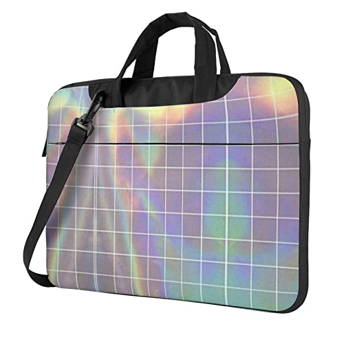 Sac d'ordinateur portable pour voyage travail bureau UNIOND sacoche noire à motif réfléchissant