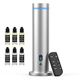 Maromalife Diffuser Necklace Lotus Lava Stone Aromatherapy Diffuser Necklace 316L Stainless Steel Pendant Necklace for Women with 8 Lava Beads