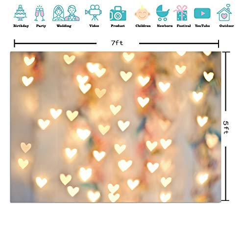 Fondo de vinilo 7x5ft multicolor para fiestas y eventos miniatura 4