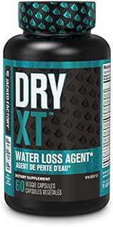 Dry-XT Water Weight Loss Diuretic Pills - Natural Supplement for Reducing Water Retention & Bloating Relief w/Dandelion Root Extract, Potassium, 7 More Powerful Ingredients - 60 Veggie Capsules