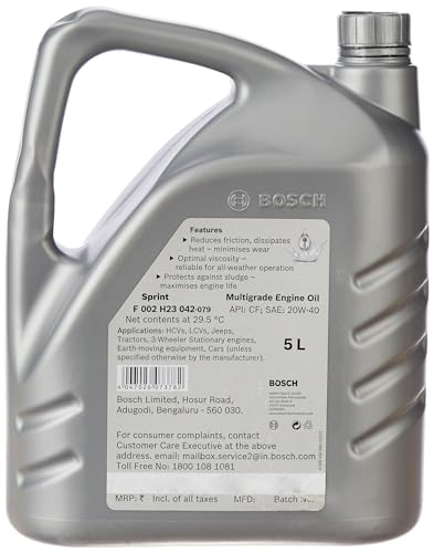 Image of Bosch Pack of litre 5 Multi+ CF 20W 40 Applicable for CV & 3W