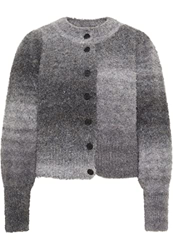 Cardigan en tricot femme hoona avec maille thermorégulatrice et texture douce anti-pilling
