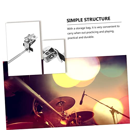 Clip Extensor para Soporte de Cowbell Hemoton Pequeño Abrazadera para Instrumento de Música de Batería miniatura 6