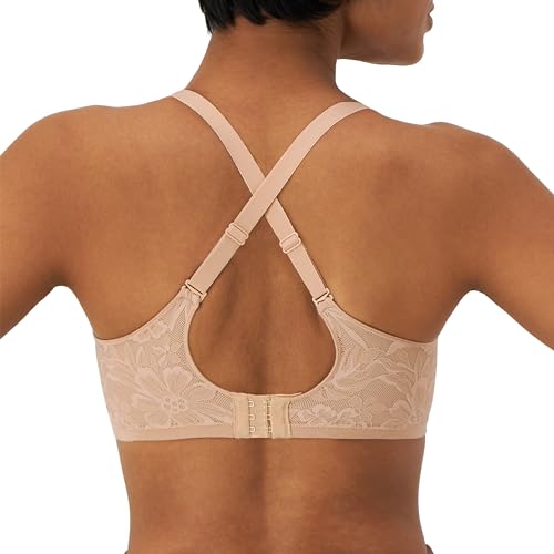 Bali Women's Breathe Lace Underwire Bra, Breathable 2-Ply Modal Bra, Convertible Straps3