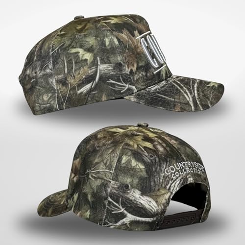 Image of Vintage Western Trucker Hat | Men & Women | Country Cute Caps for Cowgirls Cowboys | Camo Denim Embroidered Cotton | Snapback