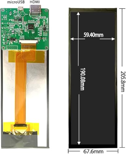 Image of IPS Screen for Aida64 7.9 Inch Raspberry Pi PC CPU Sub Monitor GPU Rack Vehicle Mounted Fan Speed Analog Display with Drive Board 1280x400