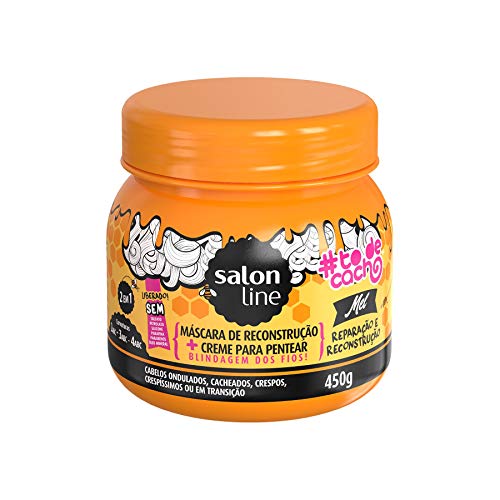 Amazon Com Salon Line Linha Tratamento Todecacho Mascara De Reconstrucao Mel 2 Em 1 450 Gr Salon Line Treatment Ihavecurls Collection 2 In 1 Honey Reconstruction Mask Net 15 87 Oz Beauty Personal Care