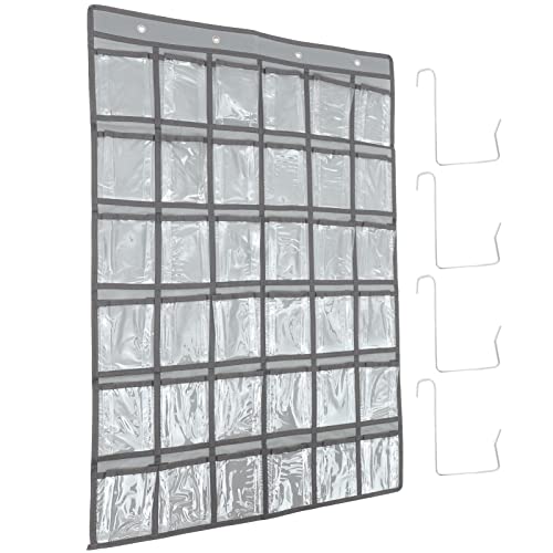 PATKAW 36 Bolsillos Para El Aula Gráfico De Bolsillo Para Teléfonos Móviles Soporte Para Calculadora Organizador Para Colgar En El Aula Organizador De Teléfonos Móviles Sobre Cover