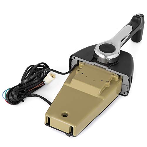 Outboard Engine Remote Control Box for Yamaha, 704-48205-P1 Marine Control Box 704 Single Binnacle Top Console Mount Push to Open Single Engine Outboard Throttle Control Box - Thumbnail 3