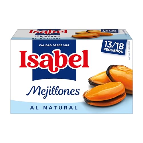 Mejillones Gallegos Isabel al Natural 13/18P Pequeños 115 g