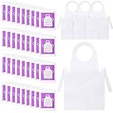 Tarpop 200 Pack Plastic Disposable Aprons 44 x 30 Inch Large Clear Aprons for Cooking Disposable Smocks for Adults Painting Picnic DIY Crafts Birthday Party, Meeting Various Needs