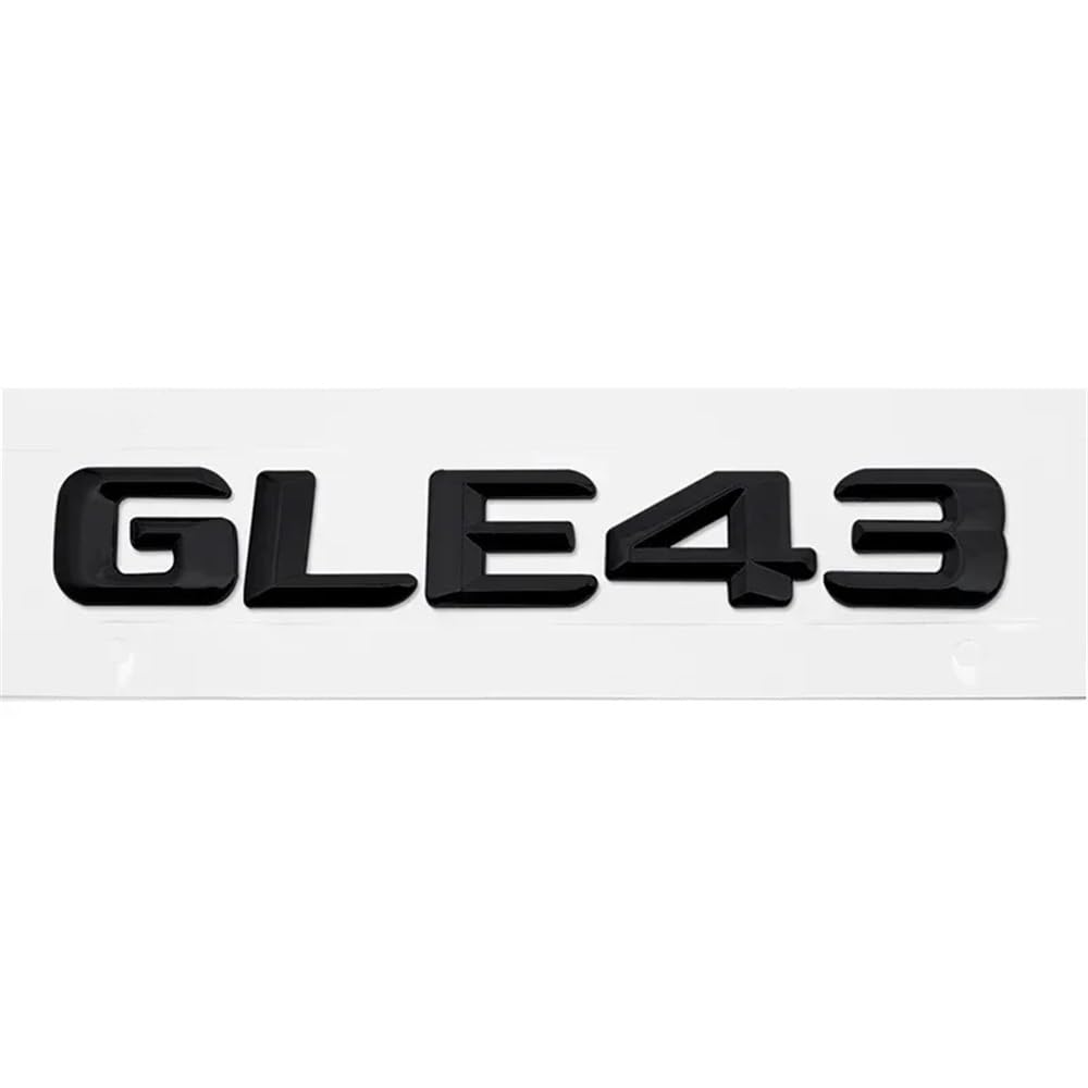 YTQMoreBNZ YYDStes Car Rear Trunk Sticker Tail Number Emblem Compatible With Mercedes Benz GLE43 GLE63 GLE300 GLE320 GLE350 GLE400 GLE450 GLE500 GLE550