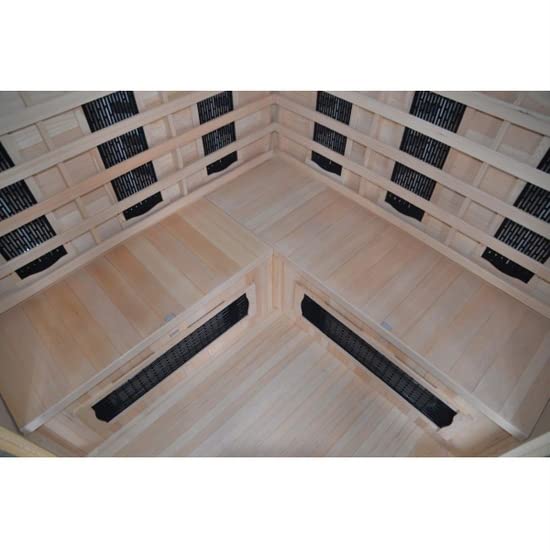 Bagno Italia Sauna Infrarossi da 150x89x84 cm altezza 190 cm 4 posti radio ionizzatore e cromoterapia inclusi l