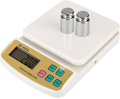 U UZAN Upto 10kg Vegetable Kitchen S 400A ?Weighing Scale ?(Off-White)
