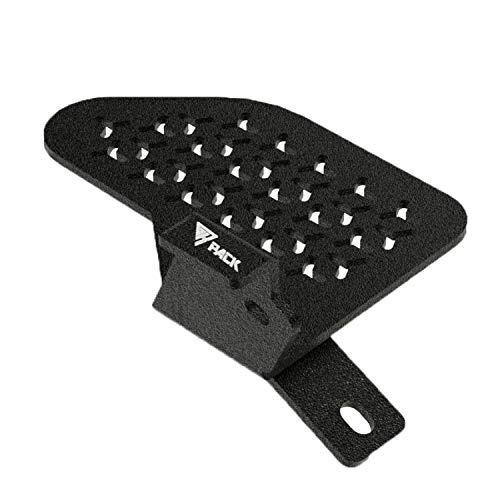 Image of GRANDPITSTOP Wide Bike Pillion FOOTREST - Black Foot PEG for Motorbike - Bajaj DOMINAR 400 (2019-2020) - Pair of 2