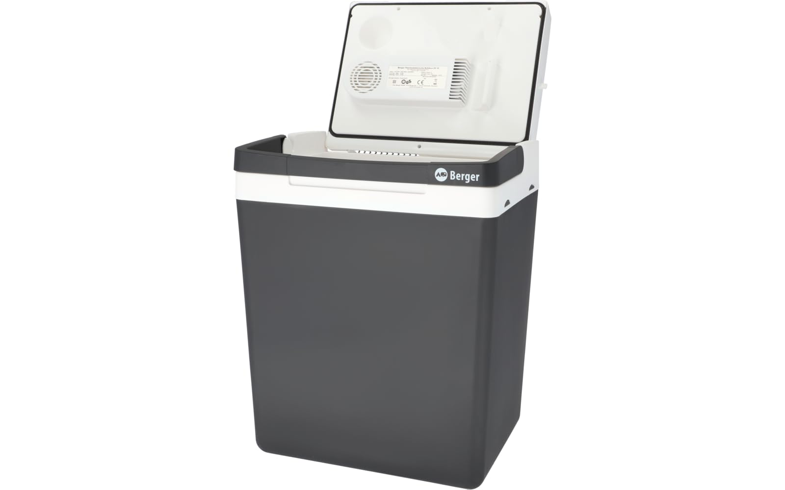 BERGER Frigorifero Elettrico Portatile 30L Mini Frigo Caldo e Freddo 230V 12V per Auto Camper Campeggio