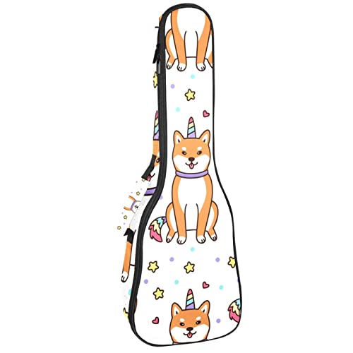 Housse pour ukulélé Shiba Inu Motif licorne et étoiles 10 mm Rembourrage épais 53,3 cm Sac de transport pour ukulélé… - Les Beatles, Paul McCartney, John Lennon, RIngo Starr, George Harrison Housse pour ukulélé Shiba Inu Motif licorne et étoiles 10 mm Rembourrage épais 53,3 cm Sac de transport pour ukulélé…