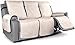 Funda De Sofá Reclinable para 3 Asientos Funda Reclinable para Sofá De 3 Cojines Funda Protectora De Sofá Reclinable Impermeable Lavable con Correas Elásticas (Beige,3 Plazas 193cm)