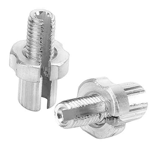 1 Pair Brake Lever BarrelBrake Lever BarrelHandle Lever Adjusting Screws, M7 Brake Lever Adjuster Screws Fastener Silver Aluminium Alloy Brake Adjusting ScrewsClutch Cables