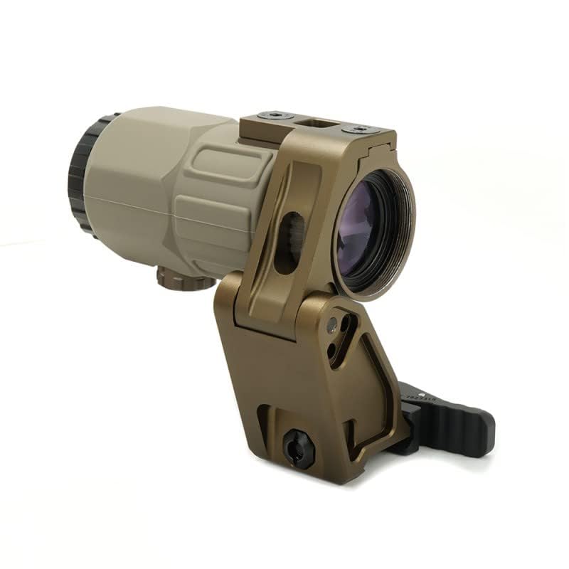 G45 5X Magnifier with 2.26 FTC Mount Combo?Quick Release and Flip-to-Center (FTC) Mechanism?CNC 7065 Alumnium?Black/FDE/TAC (TAN)