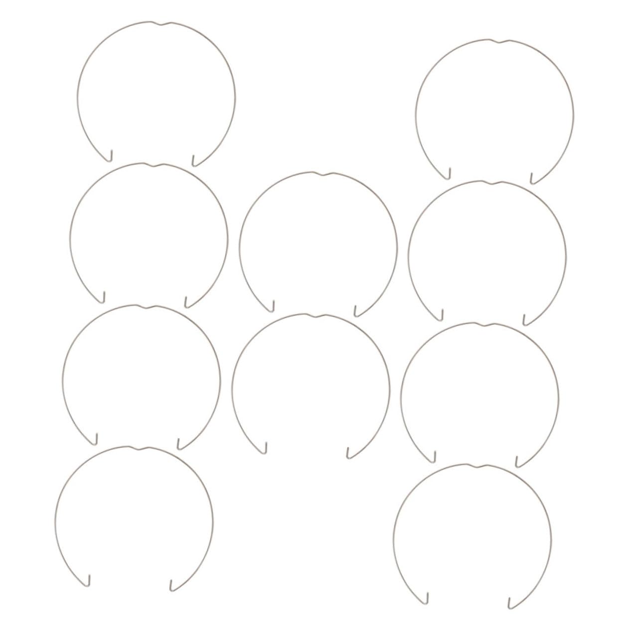 LIFKICH 10pcs Light Spring Clamps Metal Light Clips for Downlight Retrofit Stylish Iron Lighting Fixtures Clips