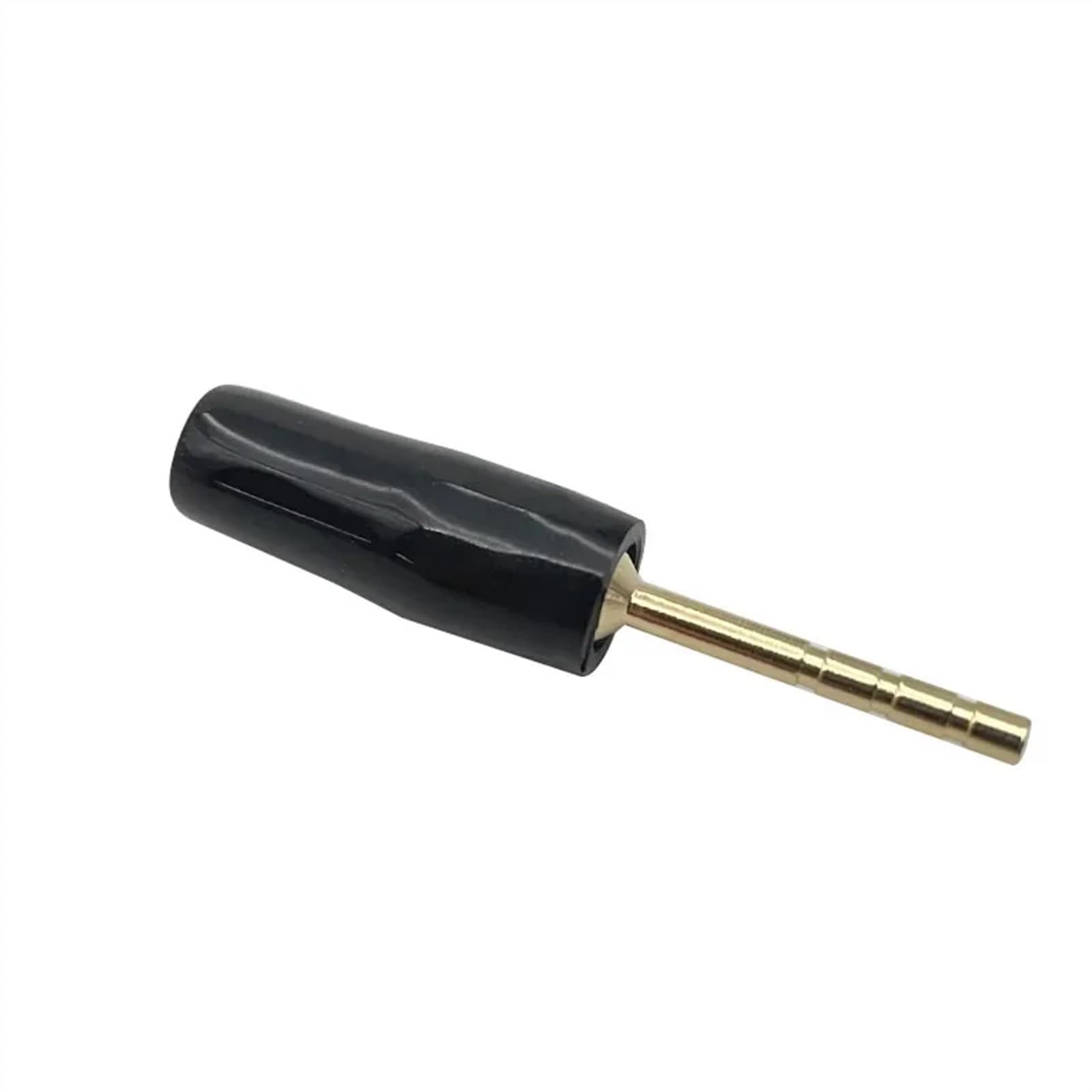 Adaptateur de fiche Banane en cuivre plaqué Or, 2mm, 20 pièces, bornes Banane Droites, connecteur de câblage for Haut-Parleur(20 Red)