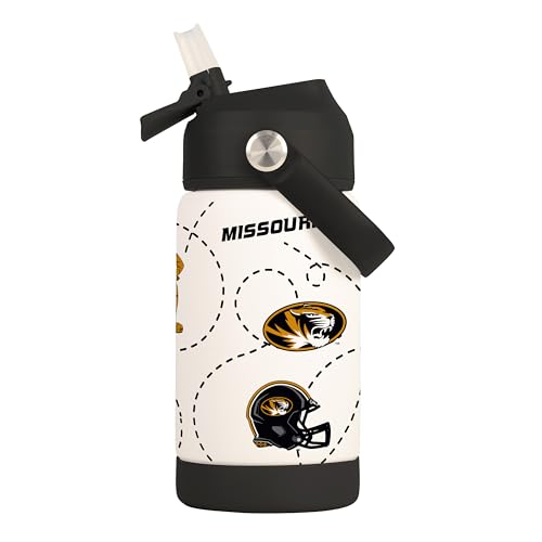 Image of Logo Brands NCAA Mascot Stainless-Steel Kids Bottle -Soft Silicone Mouthpiece, Easy To Carry, Kid-Friendly Design- Great For School & On-The-Go