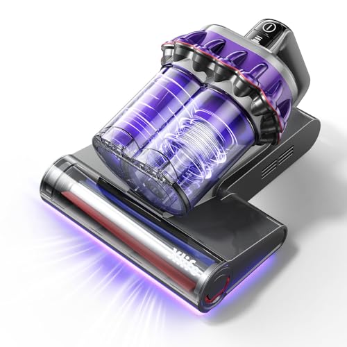 Xlife Mattress Vacuum Cleaner with UV-C Light, 140F° Heating, 550W 16KPA Suction, HEPA Filter for Deep Cleaning Bed, Sofa, Pillow, Baby Crib(Corded)