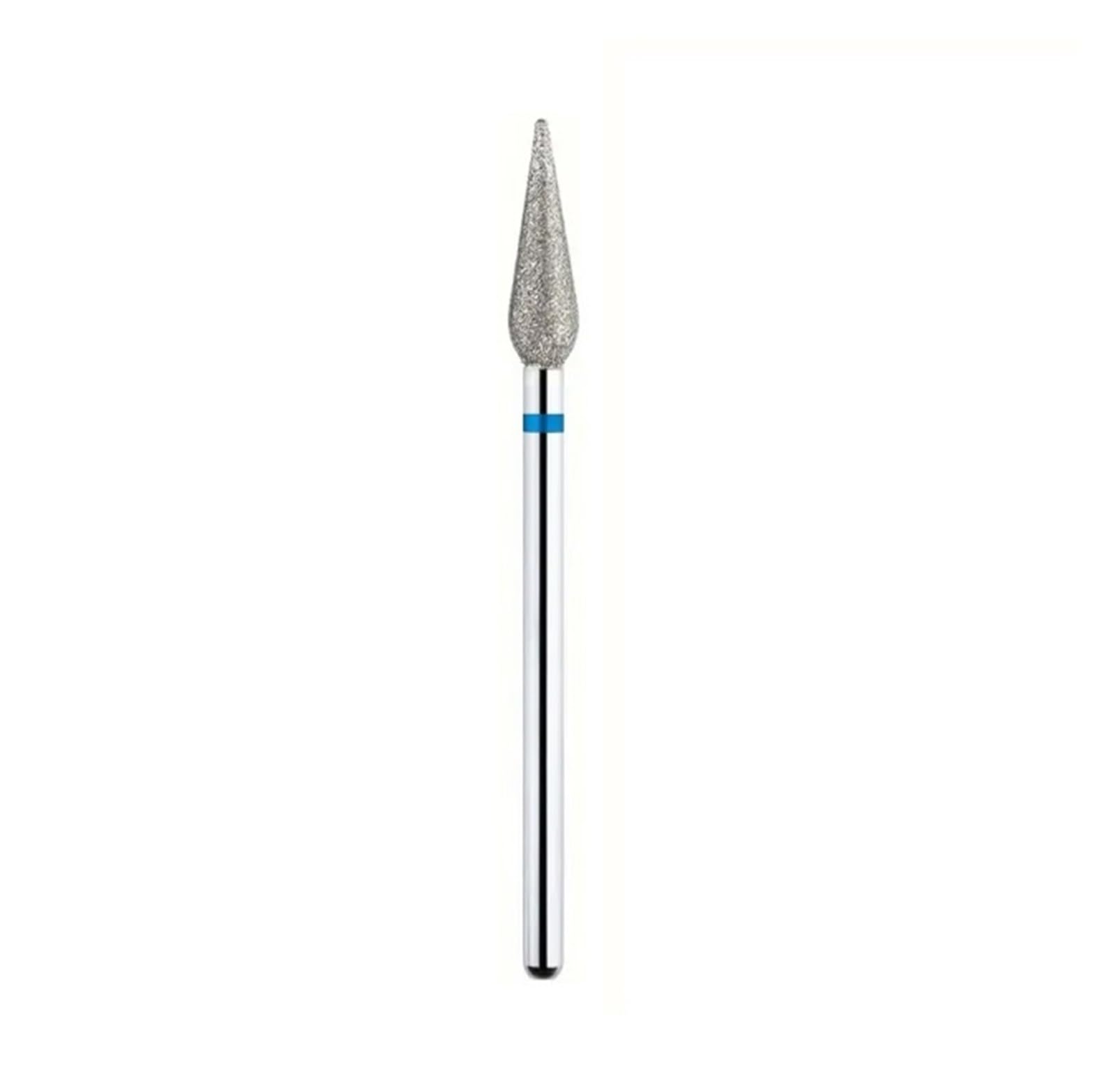 Zhaon 1Pcs Diamond Cuticle Clean Burr Nail Drill Bit for Manicure Round Cone Nail Drill Bits Manicure Drills Accessories