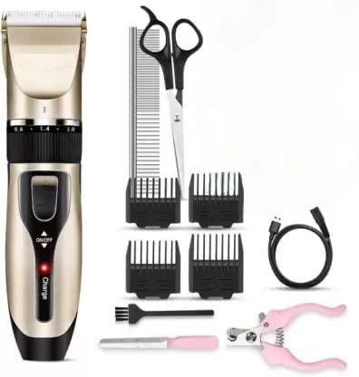 DINGNAI Professional Automatic Pet Hair Trimmer With Usb For Dogs Dog Grooming Kit Dog Trimmer Shaver For Small Large Dogs, Adaptor,Battery Powered (B0BZ4TB1Q8) Amazon Price History, Amazon Price Tracker