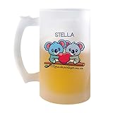 🍻 Design Festif mais surtout romantique : Le design artistique de ce verre célèbre l'amour et la convivialité. Chaque détail est une déclaration visuelle de l'esprit amoureux de la Saint-Valentin / mariage / Anniversaire de Couple.