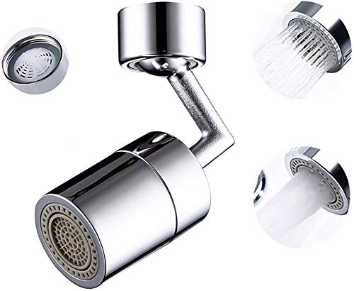Universal Splash Filter Faucet Brita Pur Water 720°Rotatable Filters Ret2 Faucet Mount Oxygen-Enriched Foam Sprayer Head Four-Layer Mesh Filter Hose Nozzle Leak-Proof Design with Double O-Ring