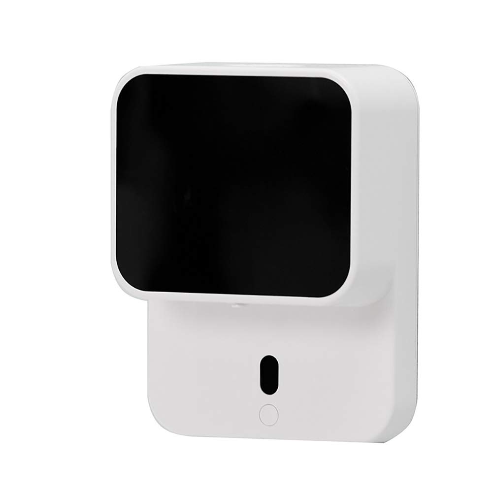 Impermeabile Sensore A Infrarossi Ricaricabile USB Distributore Di Sapone,Per La Cucina Bagno,Nessuna Foratura Automatico Distributore Di Sapone Di Schiuma-Bianco 16x12x6 3 Cm