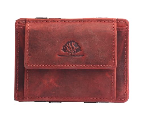 Greenburry Vintage Magic Wallet RFID - Rusty Red