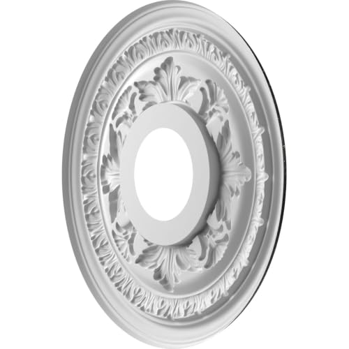 Image of Ekena Millwork 13 inchOD x 3 1 /2 inchID x 3 /4 inchP Baltimore Thermoformed PVC Ceiling Medallion (Fits Canopies up to 5 1 /4 inch), Textured Metallic Galaxy