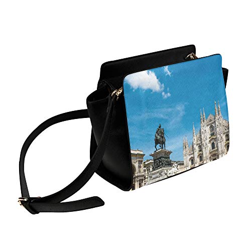 Crossbody Bag Organizer Unusual Beautiful Milan Cathedral Satchel Bag Crossbody Bags Travel Bags Duffel Shoulder Bags Luggage For Lady Girl Women Ladies Crossbody Bags