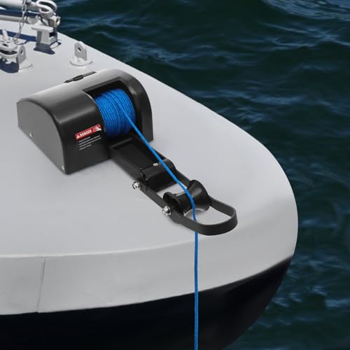 image for Josbuynls Boat Marine Electric Anchor Winch, 35LBS Boat Anchor Wench 1