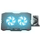 Dyazo Laptop Cooling Pad |Laptop Stand with Cooling Fan | Adjustable Height 5 Step with Mobile Ho...