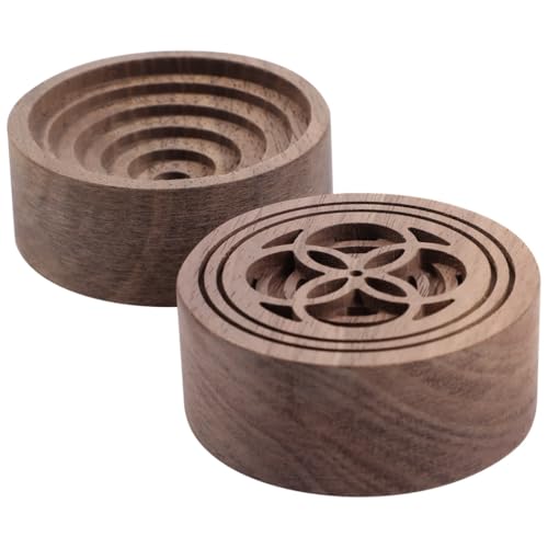 Difusor aromático eléctrico de madera de nogal, 2 unidades miniatura 5