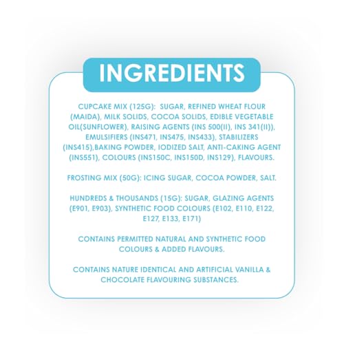 Image of The Select Aisle's Eggless Chocolate cake mix - 365g [Frosting mix and Sprinkles |Just add oil and water | Eggless Cake premix |Decadent chocolate cake mix | Premix Cake Powder| Makes Brownie Cake]